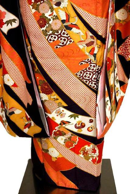 【最高峰】新品同様 金駒シシュウ 吉祥束ね熨斗文 クリーニング済 振袖 身丈162cm 裄丈64cm T3575 < 女性ファッション 【最高峰】新品同様 金駒シシュウ 吉祥束ね熨斗文 クリーニング済 振袖 身丈162cm 裄丈64cm T3575 < 女性ファッションの