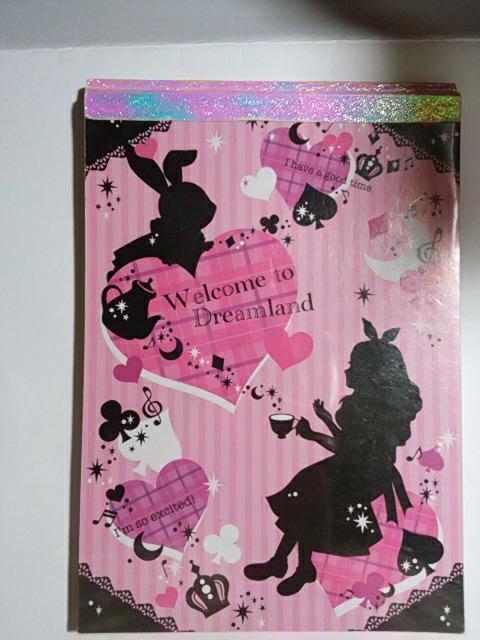 不思議の国のアリス シールつきメモ帳 8柄 少し訳アリ < インテリア/ライフ  不思議の国のアリス シールつきメモ帳 8柄 少し訳アリ  < インテリア/ライフの