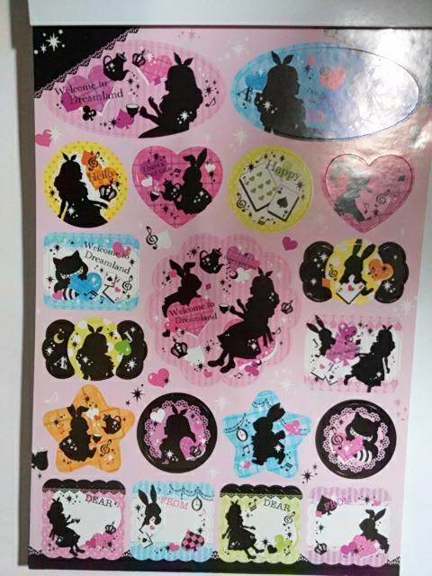 不思議の国のアリス シールつきメモ帳 8柄 少し訳アリ < インテリア/ライフ  不思議の国のアリス シールつきメモ帳 8柄 少し訳アリ < インテリア/ライフの