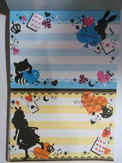 不思議の国のアリス シールつきメモ帳 8柄 少し訳アリ < インテリア/ライフ  不思議の国のアリス シールつきメモ帳 8柄 少し訳アリ < インテリア/ライフの