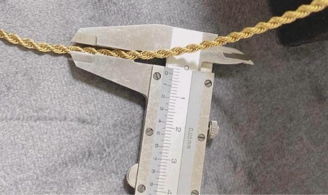 k18刻印 高品質 ロープチェーンネックレス 60cm GF加工 < 男性アクセサリー/時計 k18刻印 高品質 ロープチェーンネックレス 60cm GF加工 < 男性アクセサリー/時計の