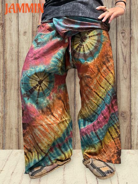タイダイタイパンツ ヒッピー サイケ アジアン エスニック 大きいサイズ < 男性ファッション タイダイタイパンツ ヒッピー サイケ アジアン エスニック 大きいサイズ < 男性ファッションの