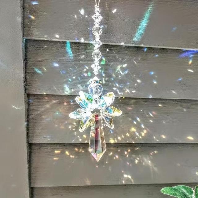 エンジェルライトサンキャッチャークリスタルペンダント付き吊り下げデコレーション < ペット/手芸/園芸 エンジェルライトサンキャッチャークリスタルペンダント付き吊り下げデコレーション < ペット/手芸/園芸の
