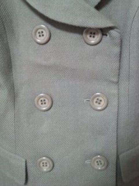 ブラウン茶系ウールコートダブルボタンベルト付き襟国産高級M < 女性ファッション  ブラウン茶系ウールコートダブルボタンベルト付き襟国産高級M < 女性ファッションの