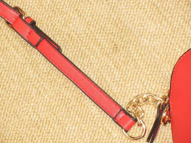 未使用タグ付☆レザー調*ショルダーバッグ(レッド系) < ブランド  未使用タグ付☆レザー調*ショルダーバッグ(レッド系) < ブランドの