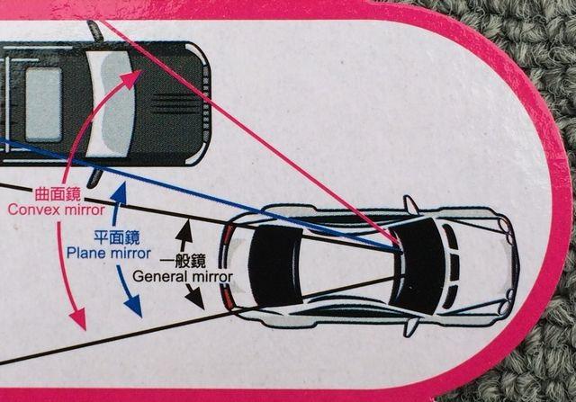 防眩 曲面 広角ワイドルームミラー ブラック < 自動車/バイク 防眩 曲面 広角ワイドルームミラー ブラック < 自動車/バイク