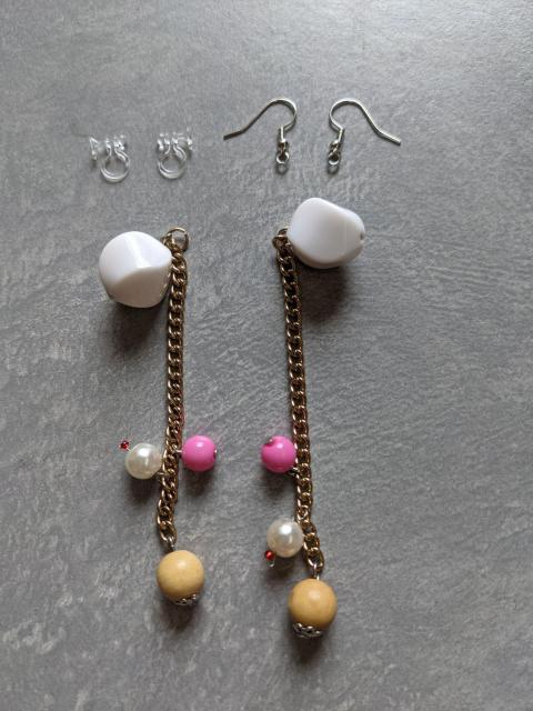 ピアス ノンホールピアス 手作りハンドメイド まとめ買い歓迎 < 女性ファッション  ピアス ノンホールピアス 手作りハンドメイド まとめ買い歓迎 < 女性ファッションの