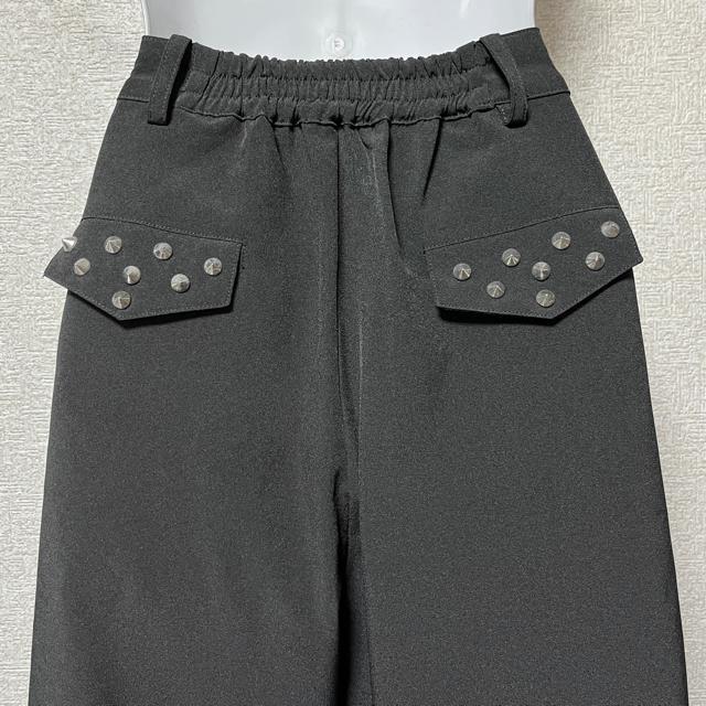 【GALSTAR/S】スパイクスタッズ付タック入テーパードパンツ < ブランド  【GALSTAR/S】スパイクスタッズ付タック入テーパードパンツ < ブランドの