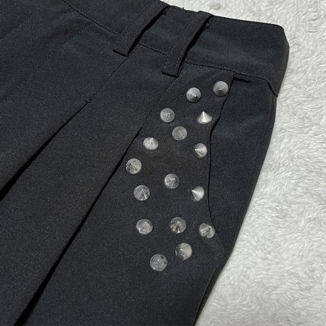 【GALSTAR/S】スパイクスタッズ付タック入テーパードパンツ < ブランド  【GALSTAR/S】スパイクスタッズ付タック入テーパードパンツ < ブランドの