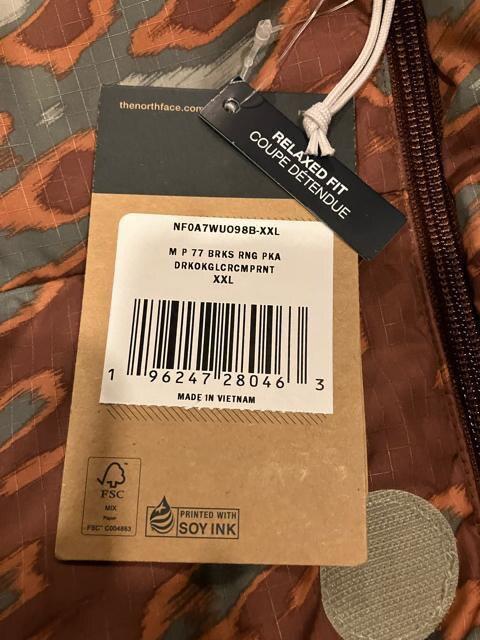 THE NORTH FACE BROOKS RANGE 傫sizeXXL m[XtFCX   uh 