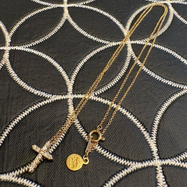 美品◆K18◆JUSTIN DAVIS◆SMALL CROSS NECKLACE◆40cm◆定価24,2000円◆GNJ001 < ブランド  美品◆K18◆JUSTIN DAVIS◆SMALL CROSS NECKLACE◆40cm◆定価24,2000円◆GNJ001  < ブランドの