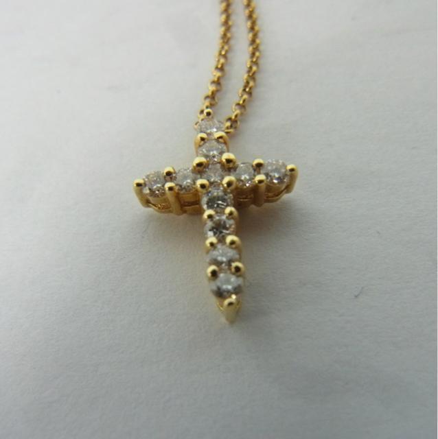 美品◆K18◆JUSTIN DAVIS◆SMALL CROSS NECKLACE◆40cm◆定価24,2000円◆GNJ001 < ブランド  美品◆K18◆JUSTIN DAVIS◆SMALL CROSS NECKLACE◆40cm◆定価24,2000円◆GNJ001 < ブランドの