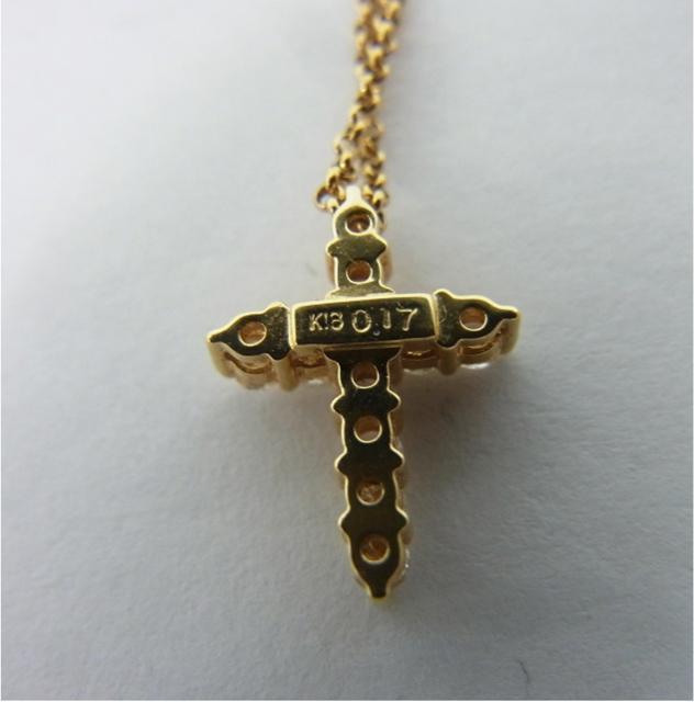 美品◆K18◆JUSTIN DAVIS◆SMALL CROSS NECKLACE◆40cm◆定価24,2000円◆GNJ001 < ブランド  美品◆K18◆JUSTIN DAVIS◆SMALL CROSS NECKLACE◆40cm◆定価24,2000円◆GNJ001 < ブランドの