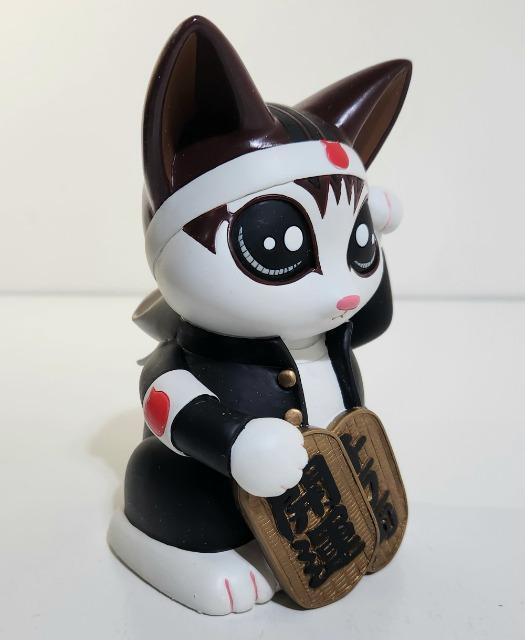 なめんなよ なめ猫 招き猫風貯金箱(学ラン) < インテリア/ライフ なめんなよ なめ猫 招き猫風貯金箱(学ラン) < インテリア/ライフの