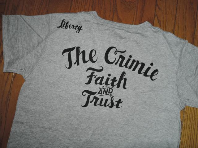 �V�i CRIMIE �N���C�~�[ V�l�b�N T�V���c S �D STATELY V-NECK TEE �w���S LOGO V���J�b�g�\�[ �� �u�����h�� 