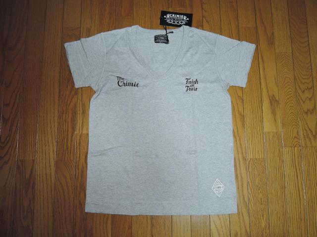 �V�i CRIMIE �N���C�~�[ V�l�b�N T�V���c S �D STATELY V-NECK TEE �w���S LOGO V���J�b�g�\�[ �� �u�����h�� 