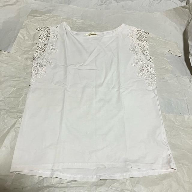 【ビームスハート】 リーフ柄 レーススリーブ プルオーバー / オフホワイト < ブランド 【ビームスハート】 リーフ柄 レーススリーブ プルオーバー / オフホワイト < ブランドの