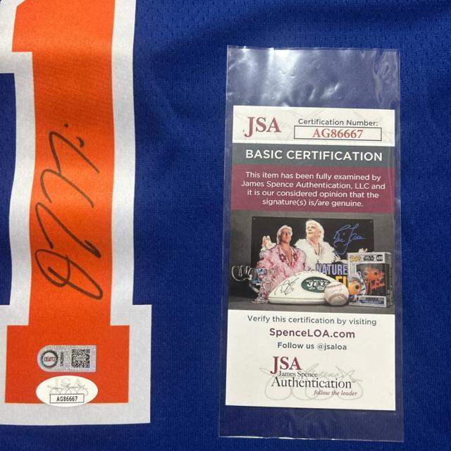 NBAニューヨーク・ニックスのサイン入りユニホーム(L) < レジャー/スポーツ NBAニューヨーク・ニックスのサイン入りユニホーム(L) < レジャー/スポーツの