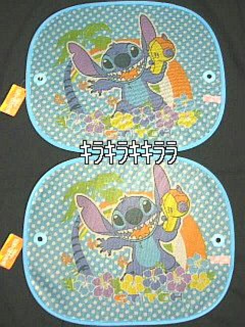 《New》★スティッチT★サンシェード2枚組セット【吸盤付】 < 自動車/バイク 《New》★スティッチT★サンシェード2枚組セット【吸盤付】 < 自動車/バイク