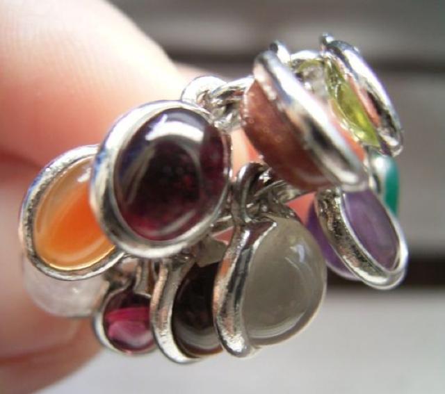 即決!14号カラーストーンカクテルシルバーリング < 女性アクセサリー/時計 即決!14号カラーストーンカクテルシルバーリング < 女性アクセサリー/時計の