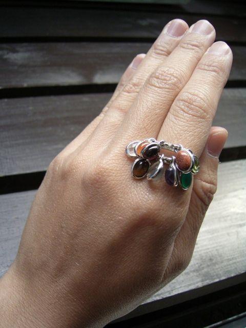 即決!14号カラーストーンカクテルシルバーリング < 女性アクセサリー/時計 即決!14号カラーストーンカクテルシルバーリング < 女性アクセサリー/時計の