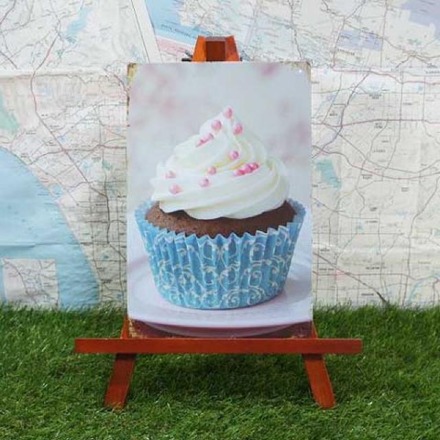 新品【ブリキ看板】Cupcake/カップケーキ Blue < ホビー  新品【ブリキ看板】Cupcake/カップケーキ Blue  < ホビーの