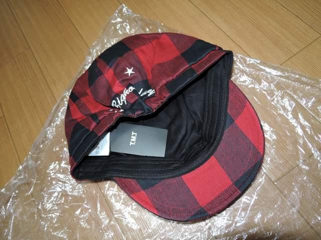 新品TMTバッファローチェック柄ハンチング赤黒キャスケット < ブランド 新品TMTバッファローチェック柄ハンチング赤黒キャスケット < ブランドの