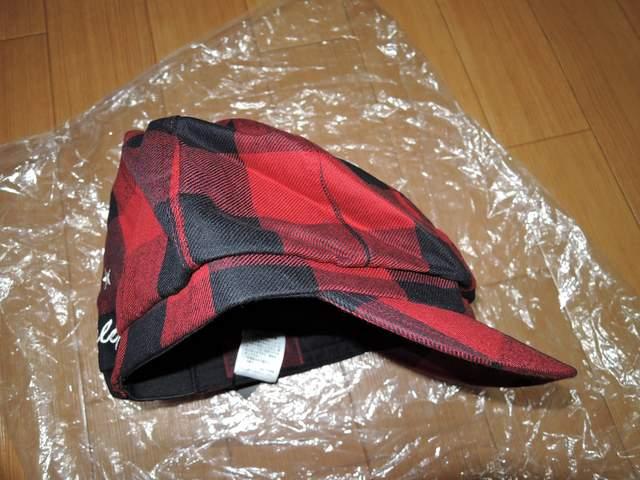 新品TMTバッファローチェック柄ハンチング赤黒キャスケット < ブランド 新品TMTバッファローチェック柄ハンチング赤黒キャスケット < ブランドの