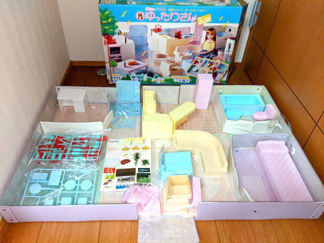 新品 1984年 当時物 初代 リカちゃん ハウス ゆったりさん 3LDK
