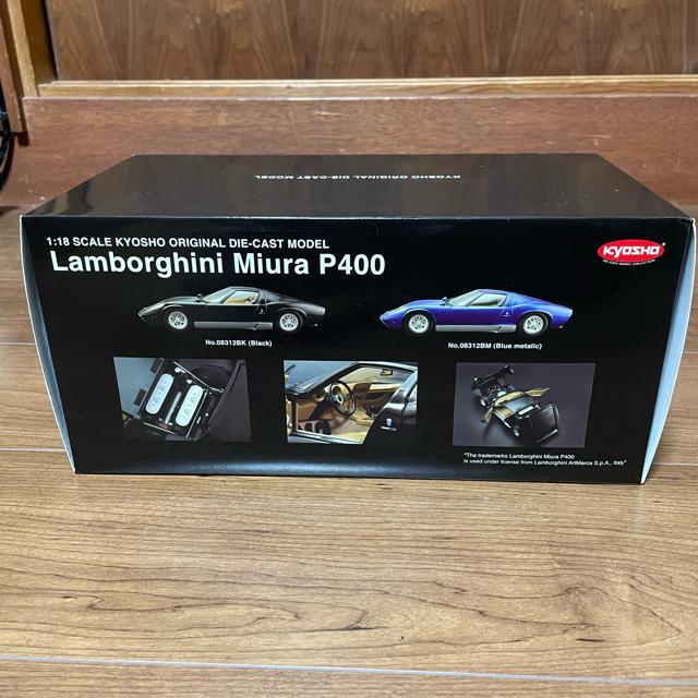 絶版未展示品 京商1/18 ランボルギーニ ミウラP400 Black < ホビー  絶版未展示品 京商1/18 ランボルギーニ ミウラP400 Black < ホビーの