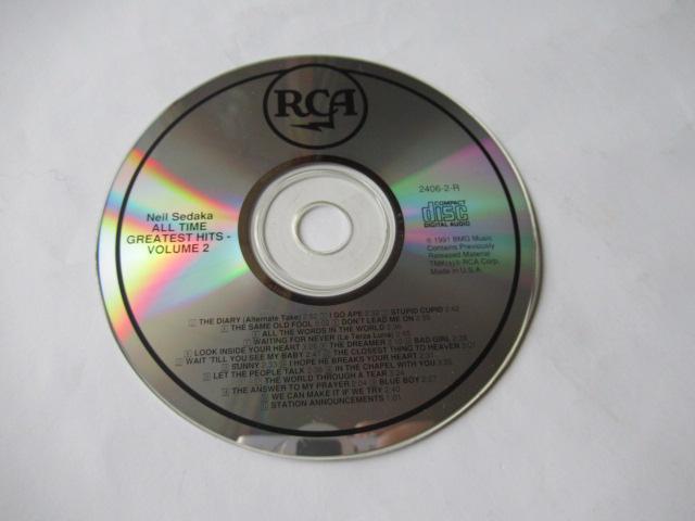 j[EZ_J@CDu@Neil@Sedaka @All@Time@Greatest@Hits@Volume@Q@v  CD/DVD/rfI 