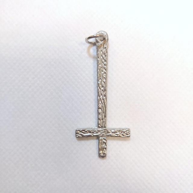 AzureGreen: Inverted Cross Pendant 逆十字 < 男性アクセサリー/時計  AzureGreen: Inverted Cross Pendant 逆十字 < 男性アクセサリー/時計の