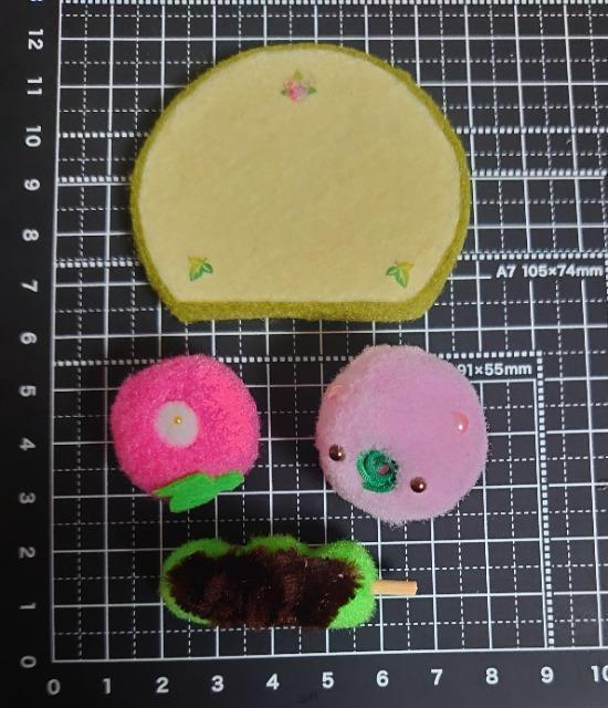 ハンドメイド♪ポンポン和菓子☆夏の練りきりと草あん団子☆ < ペット/手芸/園芸  ハンドメイド♪ポンポン和菓子☆夏の練りきりと草あん団子☆ < ペット/手芸/園芸の