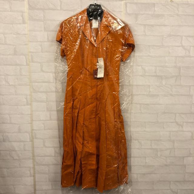 即決 新品 タグ付き MaxMara マックスマーラ ワンピース オレンジ < ブランド  即決 新品 タグ付き MaxMara マックスマーラ ワンピース オレンジ  < ブランドの