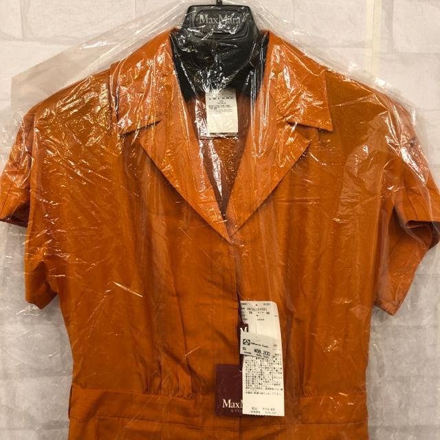即決 新品 タグ付き MaxMara マックスマーラ ワンピース オレンジ < ブランド  即決 新品 タグ付き MaxMara マックスマーラ ワンピース オレンジ < ブランドの