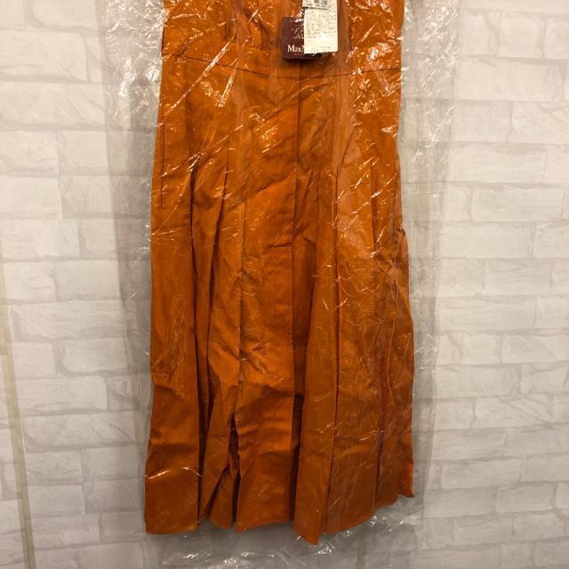即決 新品 タグ付き MaxMara マックスマーラ ワンピース オレンジ < ブランド  即決 新品 タグ付き MaxMara マックスマーラ ワンピース オレンジ < ブランドの