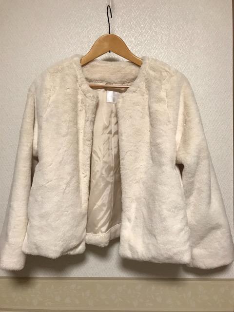 DRESKIP 潟潤[ルド ファーノーカラーショートJK コート 白 < 女性ファッション  DRESKIP 潟潤[ルド ファーノーカラーショートJK コート 白 < 女性ファッションの