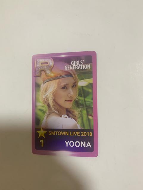 少女時代 ユナ 公式トレカ SMTOWN2018 入場者特典 < タレントグッズ 少女時代 ユナ 公式トレカ SMTOWN2018 入場者特典 < タレントグッズの