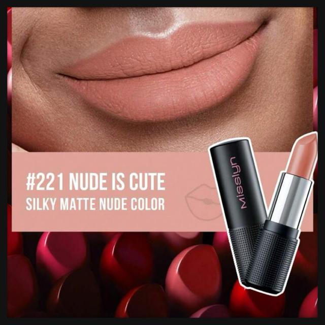 ドイツ発 Misslyn ミスリン マットリップ 221 NUDE ヌード リップスティック 口紅 ヴィーガンコスメ < 香水/コスメ/ネイル  ドイツ発 Misslyn ミスリン マットリップ 221 NUDE ヌード リップスティック 口紅 ヴィーガンコスメ < 香水/コスメ/ネイルの