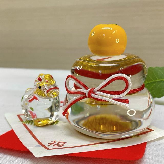 令和8年 干支飾り【ガラス製 鏡餅&金彩硝子 午】2026年 クリスタル置物 ミニチュア ガラス製干支 迎春 新品未使用品 < インテリア/ライフ 令和8年 干支飾り【ガラス製 鏡餅&金彩硝子 午】2026年 クリスタル置物 ミニチュア ガラス製干支 迎春 新品未使用品 < インテリア/ライフの