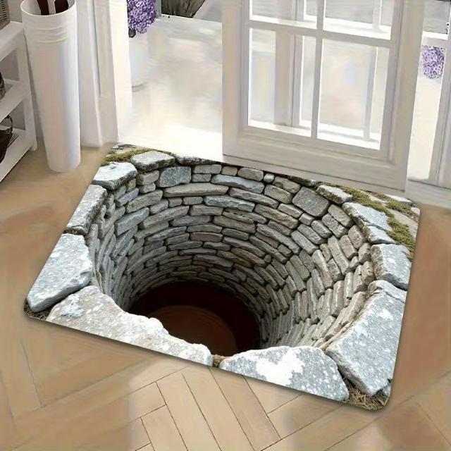 爆ヤス価格1190円★無限のディープ3Dプリント滑り止めマット - 機械洗い可能、模造石のテクスチャ 40×60cm < インテリア/ライフ 爆ヤス価格1190円★無限のディープ3Dプリント滑り止めマット - 機械洗い可能、模造石のテクスチャ 40×60cm < インテリア/ライフの