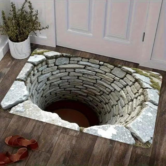 爆ヤス価格1190円★無限のディープ3Dプリント滑り止めマット - 機械洗い可能、模造石のテクスチャ 40×60cm < インテリア/ライフ 爆ヤス価格1190円★無限のディープ3Dプリント滑り止めマット - 機械洗い可能、模造石のテクスチャ 40×60cm < インテリア/ライフの