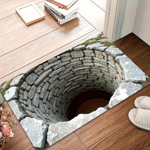 爆ヤス価格1190円★無限のディープ3Dプリント滑り止めマット - 機械洗い可能、模造石のテクスチャ 40×60cm < インテリア/ライフ 爆ヤス価格1190円★無限のディープ3Dプリント滑り止めマット - 機械洗い可能、模造石のテクスチャ 40×60cm < インテリア/ライフの