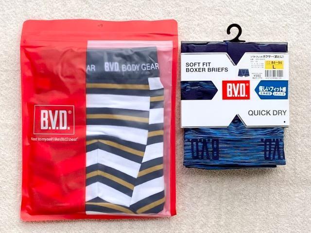 B.V.D �{�N�T�[�p���c L�T�C�Y �{�[�_�[&�������W 2���Z�b�g  �� �j���t�@�b�V������ 