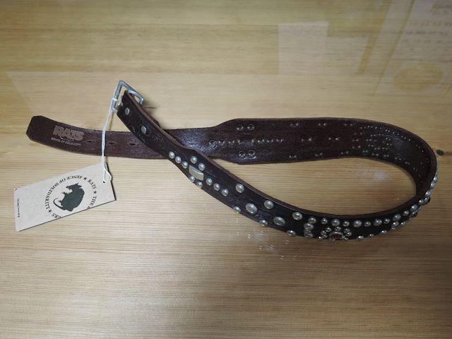 新品RATSラッツEAGLE STUDS BELTスタッズベルトS茶 < 男性ファッション 新品RATSラッツEAGLE STUDS BELTスタッズベルトS茶 < 男性ファッションの
