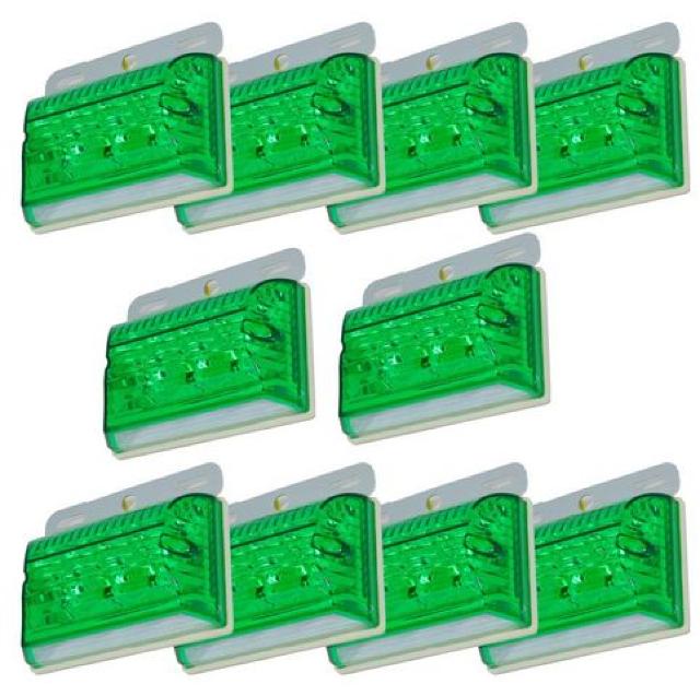 LED 角 マーカー 24V サイド 10 個 緑  グリーン < 自動車/バイク LED 角 マーカー 24V サイド 10 個 緑  グリーン < 自動車/バイク
