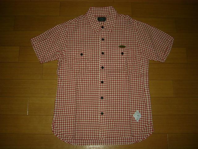 CRIMIE クライミー 半袖 チェックシャツ M 赤系 ギンガム < ブランド CRIMIE クライミー 半袖 チェックシャツ M 赤系 ギンガム < ブランドの