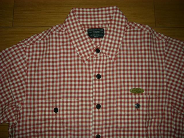 CRIMIE クライミー 半袖 チェックシャツ M 赤系 ギンガム < ブランド CRIMIE クライミー 半袖 チェックシャツ M 赤系 ギンガム < ブランドの