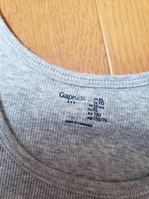 ☆新品☆GAP☆グレータンクトップ☆150 < ブランド  ☆新品☆GAP☆グレータンクトップ☆150 < ブランドの