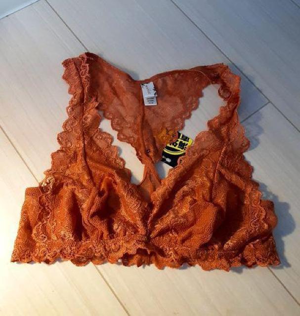 新品◆可愛い♪レース レーサーバック ブラジャー インナー ストレッチ ヨガ◆サーモンピンク◆M < 女性ファッション  新品◆可愛い♪レース レーサーバック ブラジャー インナー ストレッチ ヨガ◆サーモンピンク◆M  < 女性ファッションの